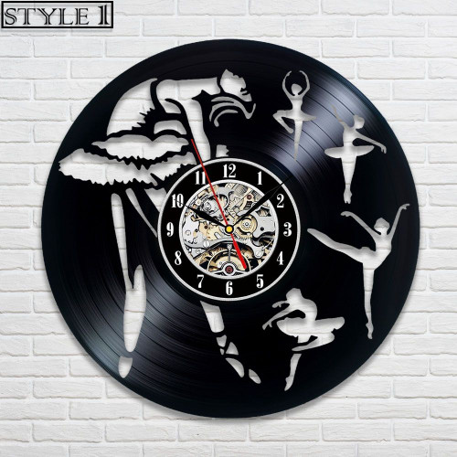 Ballet Vinyl Record Clock