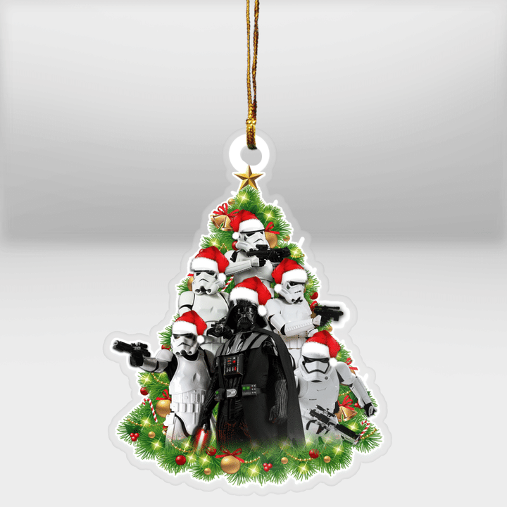Starship Christmas Ornament 020