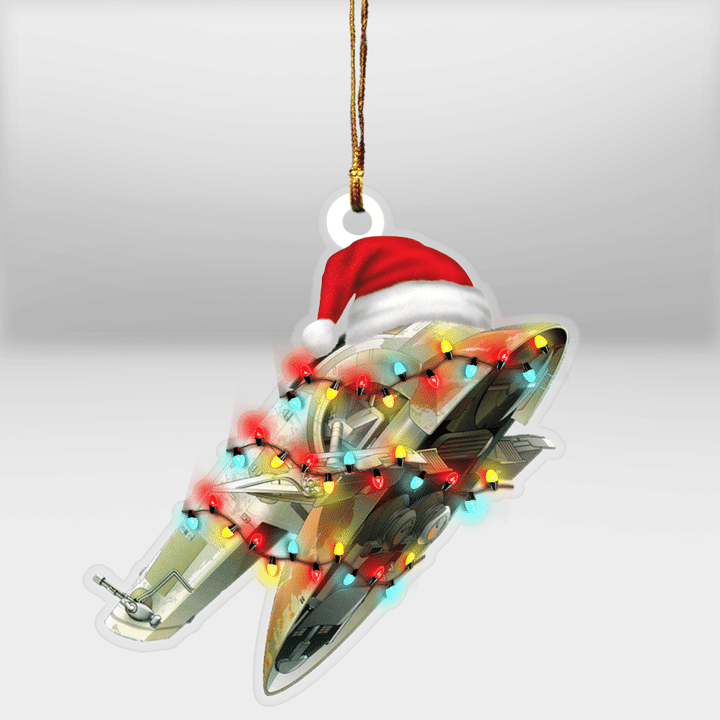 Starship Christmas Ornament 013