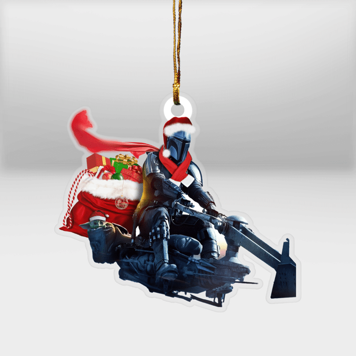 Starship Christmas Ornament 012