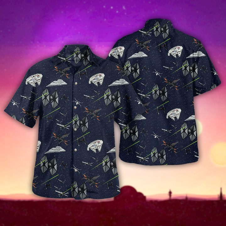 Starship Hawaiian Shirt 056