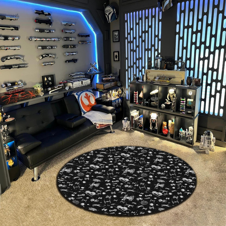 Starship Round Carpet SW-10003