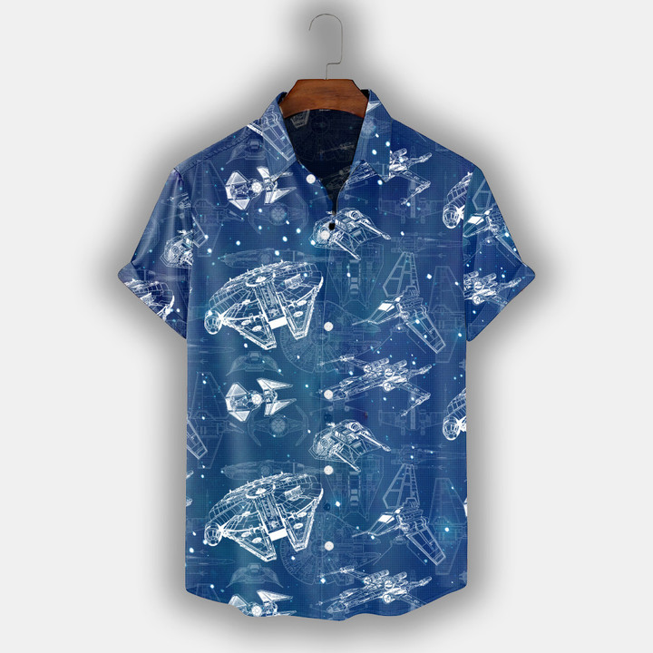 Spaceship Hawaiian Shirt SW-10048