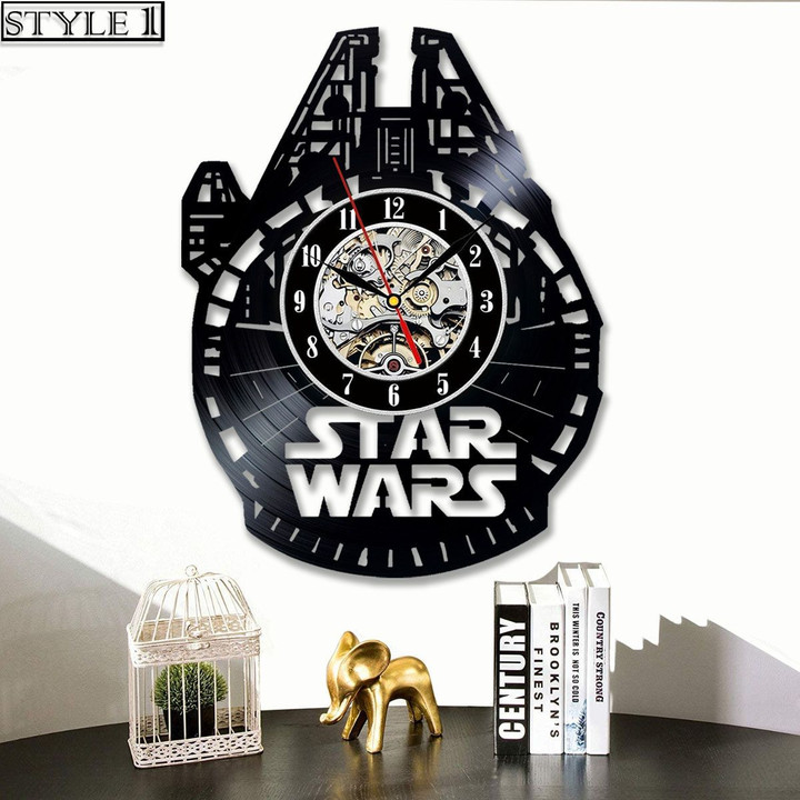 Star Wars Vinyl Record Clock