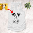 Personalized Dog Portrait Men & Women Tank Top for Dog Lovers, Gift for Dog Lover