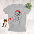 Personalized Dog Portrait Hand Drawing Men & Women T-shirt for Dog Lovers, Dog Parents, Gift for Dog Lover