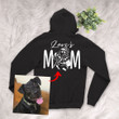 Dog Mom Pet Portrait Customized Women Adult Zip Hoodie Pet Memorial Gift For Dog Moms, Dog Mama, Birthday Gift For Girlfriend