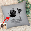 Pet Portrait Personalized Dog Pillow Case For Men And Women Dog Owners, Dog Face Gift For Dog Moms, Dog Dads, Pet Lovers On Anniversary