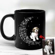Customized Pet Illustration Mug I Love You To The Moon And Back Mug For Pet Owners