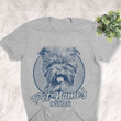 Personalized Affenpinscher Dog Shirts For Human Bella Canvas Unisex T-shirt For Dog Mom, Dog Owners Athletic Heather