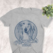 Personalized Afghan Hound Dog Shirts For Human Bella Canvas Unisex T-shirt For Dog Mom, Dog Dad Athletic Heather