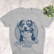 Personalized Appenzeller Sennenhund Dog Shirts For Human Bella Canvas Unisex T-shirt Athletic Heather