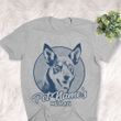 Personalized Australian Kelpie Dog Shirts For Human Bella Canvas Unisex T-shirt Athletic Heather