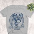 Personalized Boerboel Dog Shirts For Human Bella Canvas Unisex T-shirt Athletic Heather