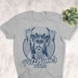 Personalized Boxer Dog Shirts For Human Bella Canvas Unisex T-shirt Athletic Heather