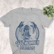 Personalized English Bulldog Dog Shirts For Human Bella Canvas Unisex T-shirt Athletic Heather
