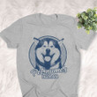 Personalized Malamute Dog Shirts For Human Bella Canvas Unisex T-shirt Athletic Heather