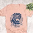 Personalized Olde English Bulldog Dog Shirts For Human Bella Canvas Unisex T-shirt Heather Peach