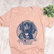 Personalized Plott Hound Dog Shirts For Human Bella Canvas Unisex T-shirt Heather Peach