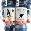 You're An Awesome Dog Dad Customized Colorful Painting Dog Photo Mug Father's Day Gift