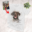 Personalized Dog Watercolor Effect Unisex T-shirt Gift For Dog Owners, Anniversary Gift For Her, Birthday Gift For Pet Lovers
