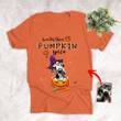 Sweater Than Pumpkin Spice Custom Pet Portrait T-Shirt Gift For Halloween, Dog Mom
