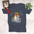 Personalized Xmas Holiday Dog Puppy Christmas Unisex T-Shirt