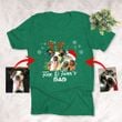 Personalized Xmas Holiday Dog Puppy Christmas Unisex T-Shirt