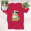 Merry Christmas Dog Santa Gift Box Xmas Unisex T-shirt For Dog Owners Pet Parents
