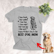 I Love Treats I Love Walkies Personalized Mother's Day Shirt Gift For Dog Mama