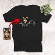 Personalized Heartbeat Dog Custom T-Shirt For Human, Pet Lovers, Dog Mom