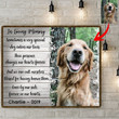 Custom Memorial Horizontal Poster In Loving Memory Gift for Dog Owners