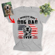 World's Best Dog Dad Ever, Personalized Dog T-shirt Gift For Dog Dad, Dog Lovers, Father's Day Gift