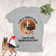 I Am A Simple Man Personalized T-shirt For Dog Dad Father's Day Gift