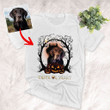 Custom Funny Trick Or Treat Halloween T-shirt For Dog Dad, Dog Mom Halloween Gift