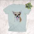 Chihuahua Water Color Style Dog Lover Unisex T-shirt