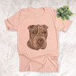 Shar Pei Water Color Style Dog Lover Unisex T-shirt