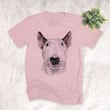 Bull Terrier Water Color Style Dog Lover Unisex T-shirt