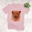 Chow Chow Water Color Style Dog Lover Unisex T-shirt