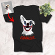 Customized Dog Sketch Horror Unisex T-shirt Halloween Gift