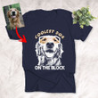 Coolest Dog on the Block Sketch Dog Unisex T-shirt Dog Mom Dog Dad Gift