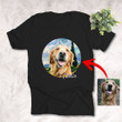 Watercolor Custom Dog Unisex T-shirt Dog Mom Dog Dad Gift