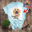 Hocus Pocus Customized Dog Face Halloween Bleached Unisex T-shirt