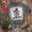 Custom Halloween Bleached Unisex T-shirt
