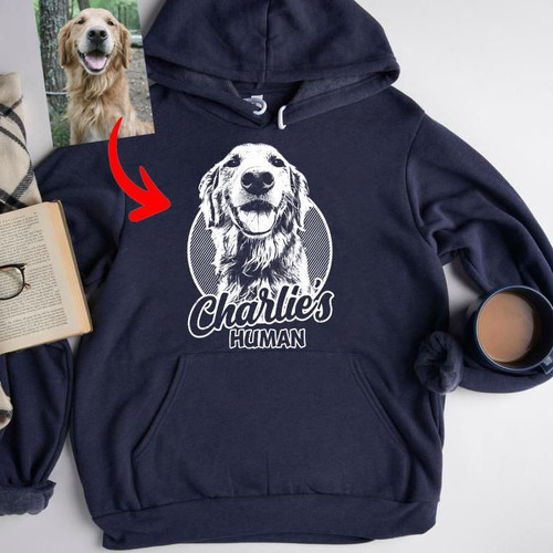 Personalized Dog Hoodie For Humans Custom Dog Hoodie For Dog Lovers