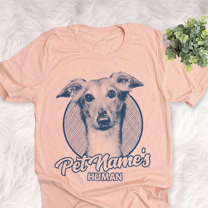 Personalized Windsprite Dog Shirts For Human Bella Canvas Unisex T-shirt Heather Peach
