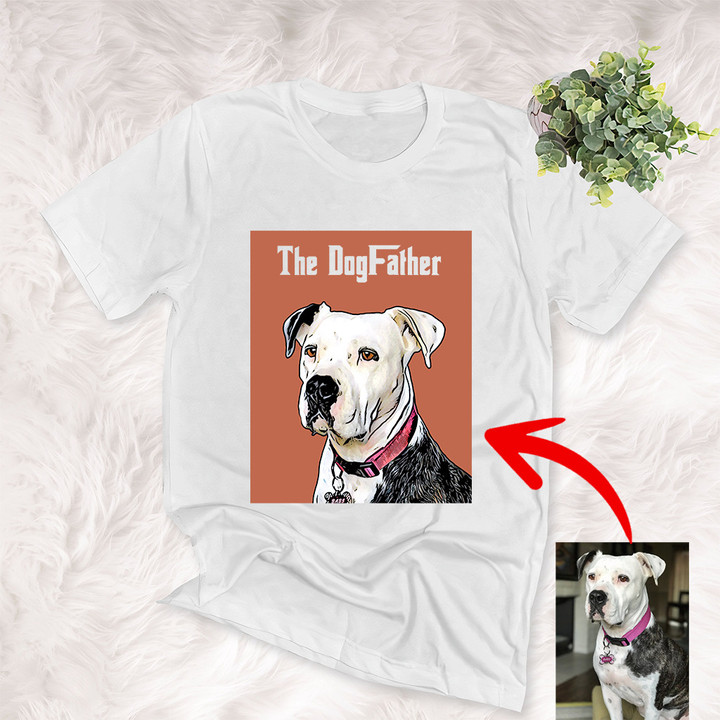 Personalized The Dogfather DogmotherT-shirt for Dog Dad, Dog Mom, Dog Parent