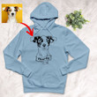 Personalized Dog Portrait Men & Women Hoodie for Dog Lovers, Gift for Dog Lover