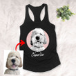 Personalized Pet Portrait Sketch Hand Drawing Men & Women Tank Top for Dog Lovers, Gift for Dog Lover