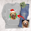 Personalized Dog Colorful Oil Painting Men & Women Long sleeve shirt Christmas for Dog Lovers